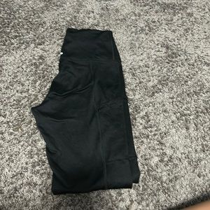 High rise black leggings